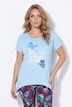 Longshirt, A-Linie, Schmetterlinge, Zipfelsaum