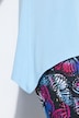 Longshirt, A-Linie, Schmetterlinge, Zipfelsaum