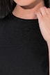 T-Shirt, Stehkragen, Halbarm