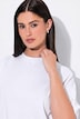 T-Shirt, Stehkragen, Halbarm