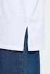 T-Shirt, Stehkragen, Halbarm