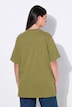 T-Shirt, Stehkragen, Halbarm
