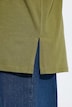 T-Shirt, Stehkragen, Halbarm