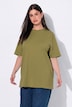 T-Shirt, Stehkragen, Halbarm