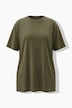 T-Shirt, Stehkragen, Halbarm