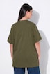 T-Shirt, Stehkragen, Halbarm