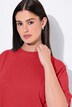 T-Shirt, Stehkragen, Halbarm