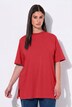 T-Shirt, Stehkragen, Halbarm