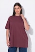 T-Shirt, Stehkragen, Halbarm