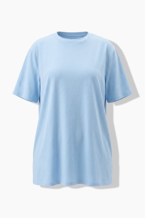 T-Shirt, Stehkragen, Halbarm