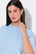 T-Shirt, Stehkragen, Halbarm