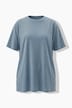 T-Shirt, Stehkragen, Halbarm