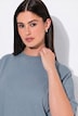 T-Shirt, Stehkragen, Halbarm