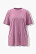 T-Shirt, Stehkragen, Halbarm