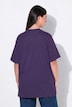 T-Shirt, Stehkragen, Halbarm