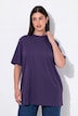 T-Shirt, Stehkragen, Halbarm
