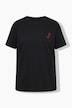T-shirt, boxy fit, chili-print op de achterkant met sierkraaltjes