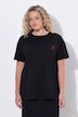 T-shirt, boxy fit, chili-print op de achterkant met sierkraaltjes