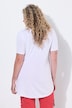 T-Shirt, A-Linie, Chili-Motiv, Glitzersteinchen
