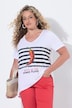 T-Shirt, A-Linie, Chili-Motiv, Glitzersteinchen