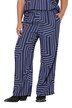 Geometric Print Elastic Waist Palazzo Pants