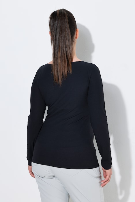 BH-Shirt, Slim, Rundhals, Langarm