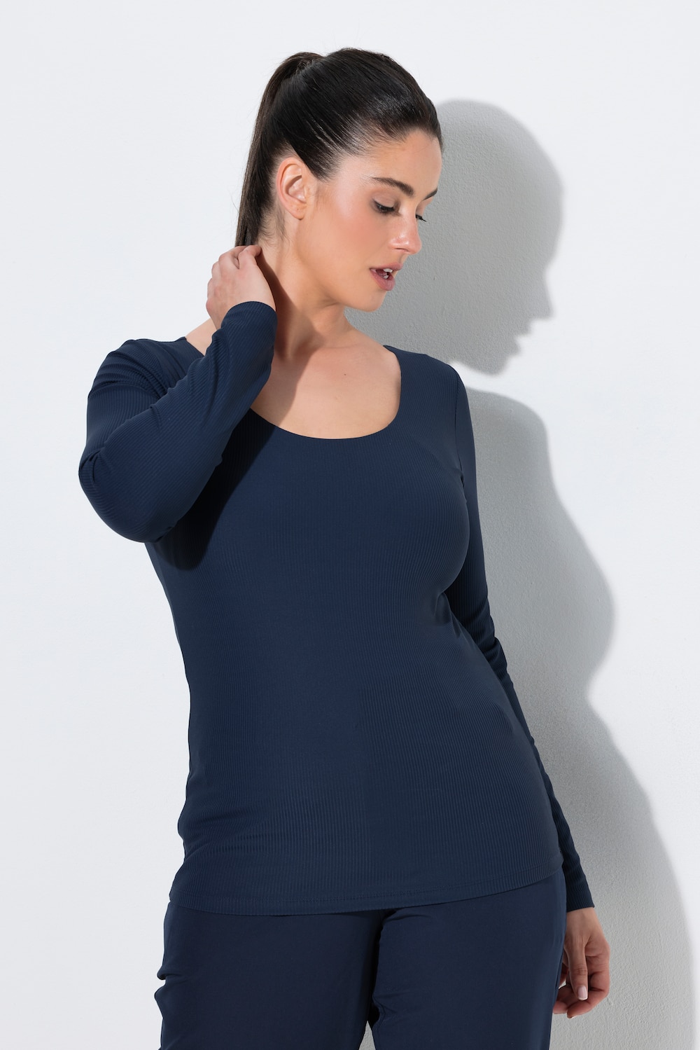 BH-Shirt, Slim, Rundhals, Langarm