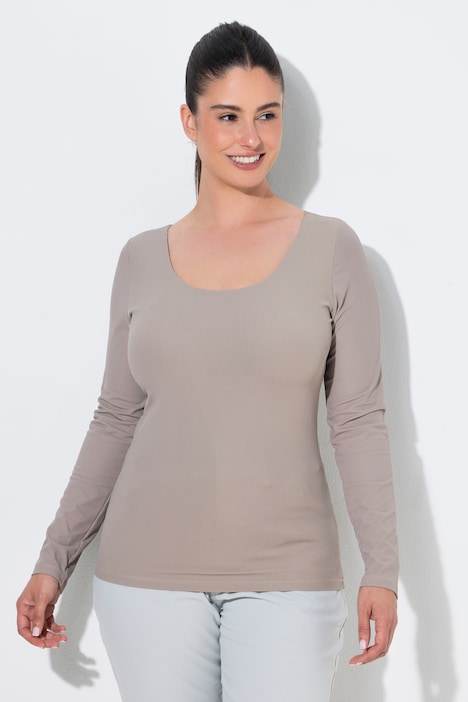BH-Shirt, Slim, Rundhals, Langarm