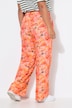 Palazzohose, Wide Legs, Orchideen-Print