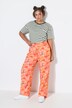 Palazzohose, Wide Legs, Orchideen-Print