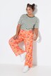 Palazzohose, Wide Legs, Orchideen-Print