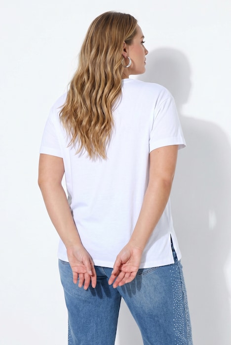 T-shirt, boxy fit, floral print