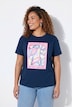 T-shirt, boxy fit, floral print