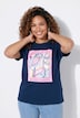 T-shirt, boxy fit, floral print