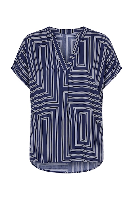 Blusenshirt, oversized, Print