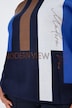 Pullover, Colorblocking, Ziersteine, Stehkragen, Langarm