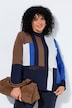 Pullover, Colorblocking, Ziersteine, Stehkragen, Langarm