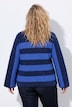Pullover, Blockstreifen, Oversized, Rundhals, Langarm
