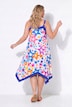 Viskose Kleid, ärmellose A-Linie, Sternenmuster, ⁠Angel of Style x MIAMODA