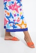 Palazzo-Hose, weites, gerades Bein, Sternen-Muster