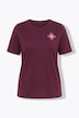 T-shirt, haft, okrągły dekolt, rękaw 1/2, bawełna organiczna