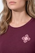 T-shirt, haft, okrągły dekolt, rękaw 1/2, bawełna organiczna