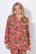 Blouse, A-lijn, bloemenpatroon met chilipepers