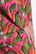 Blouse, A-lijn, bloemenpatroon met chilipepers