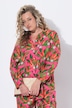 Blouse, A-lijn, bloemenpatroon met chilipepers
