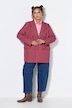 Nålestripet blazer, rett passform, dobbeltspent knappestolpe