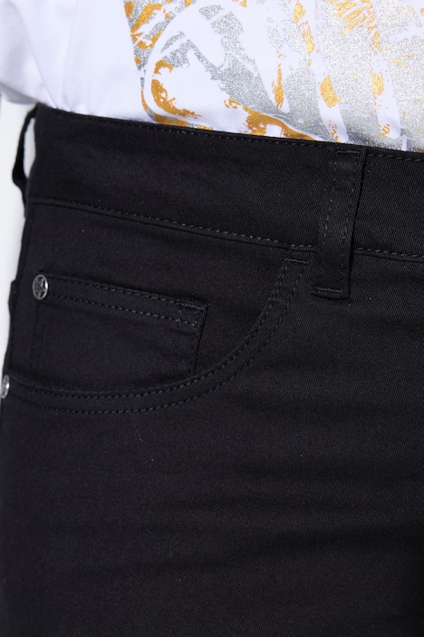 Jeans-Bermuda Berry, gerades Bein, 5-Pocket, Saumschlitz