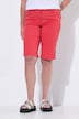 Berry denim Bermuda shorts, straight leg, 5 pocket, slit at hem