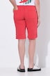 Berry denim Bermuda shorts, straight leg, 5 pocket, slit at hem