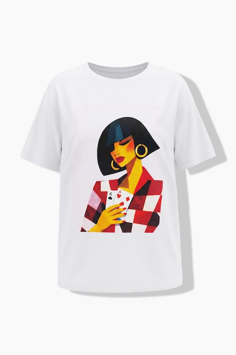 T-shirt, oversized model, luipaard